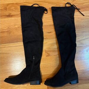 Black Over-the-Knee Women's Boots